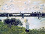 Клод Моне Прогулка близ моста в Аржантёе 1874г